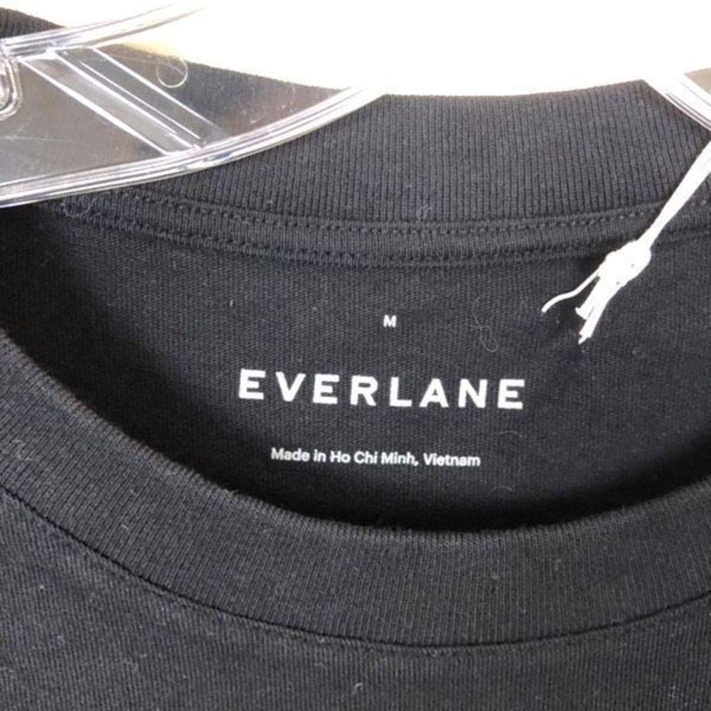 Everlane M Weekend Cotton Mini Shirt Dress in Black - Picture 5 of 8